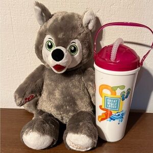 Great Wolf Lodge Wiley Build A Bear & Soda Sipper